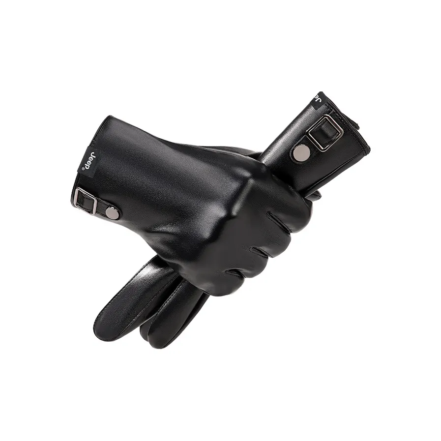 JEEP Утолщенные кожаные перчатки мужские