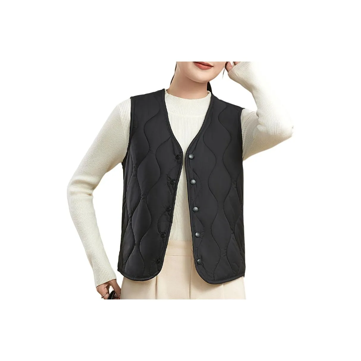 The Temptation Of The Muse V-Neck Cotton Vest Women's