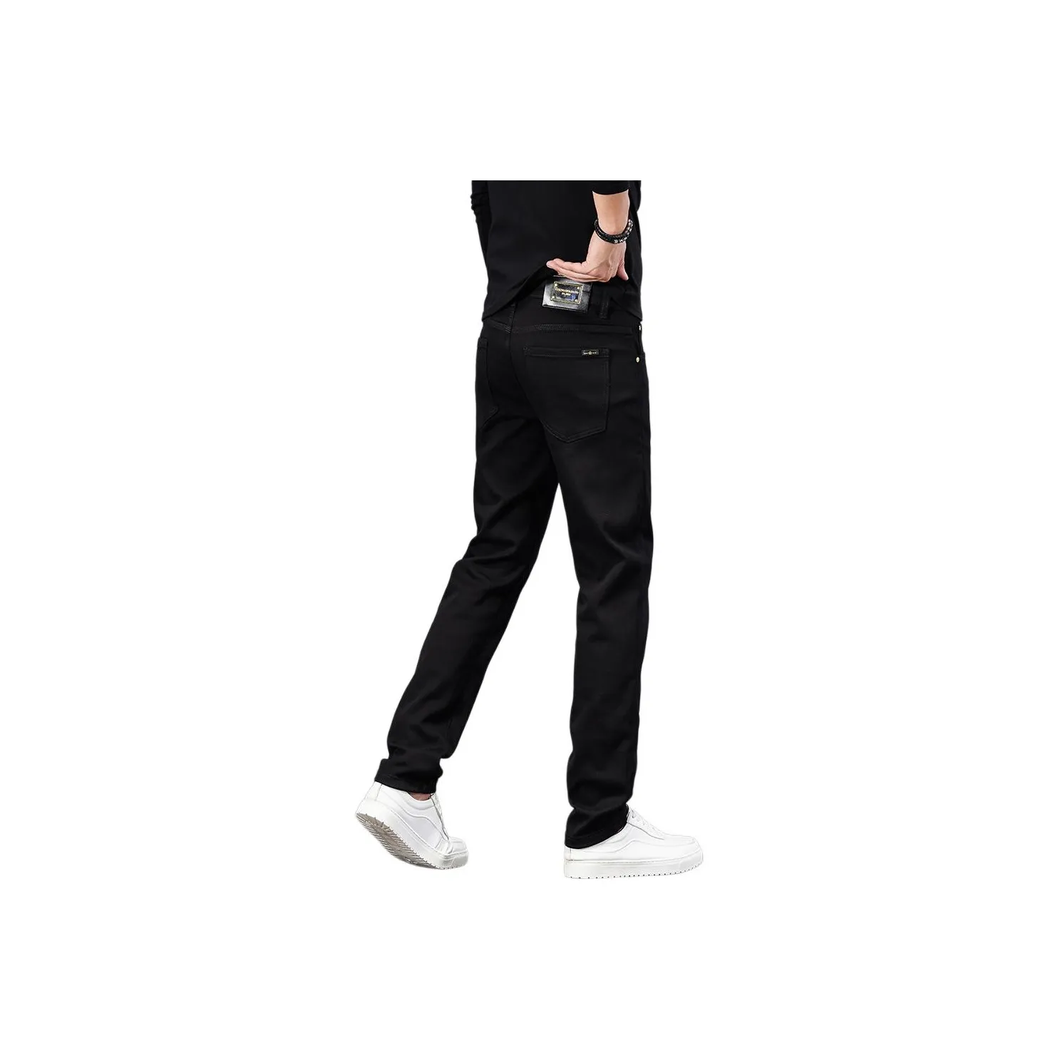 ZENGZHI Джинсы Облегающий крой Прямой крой Унисекс