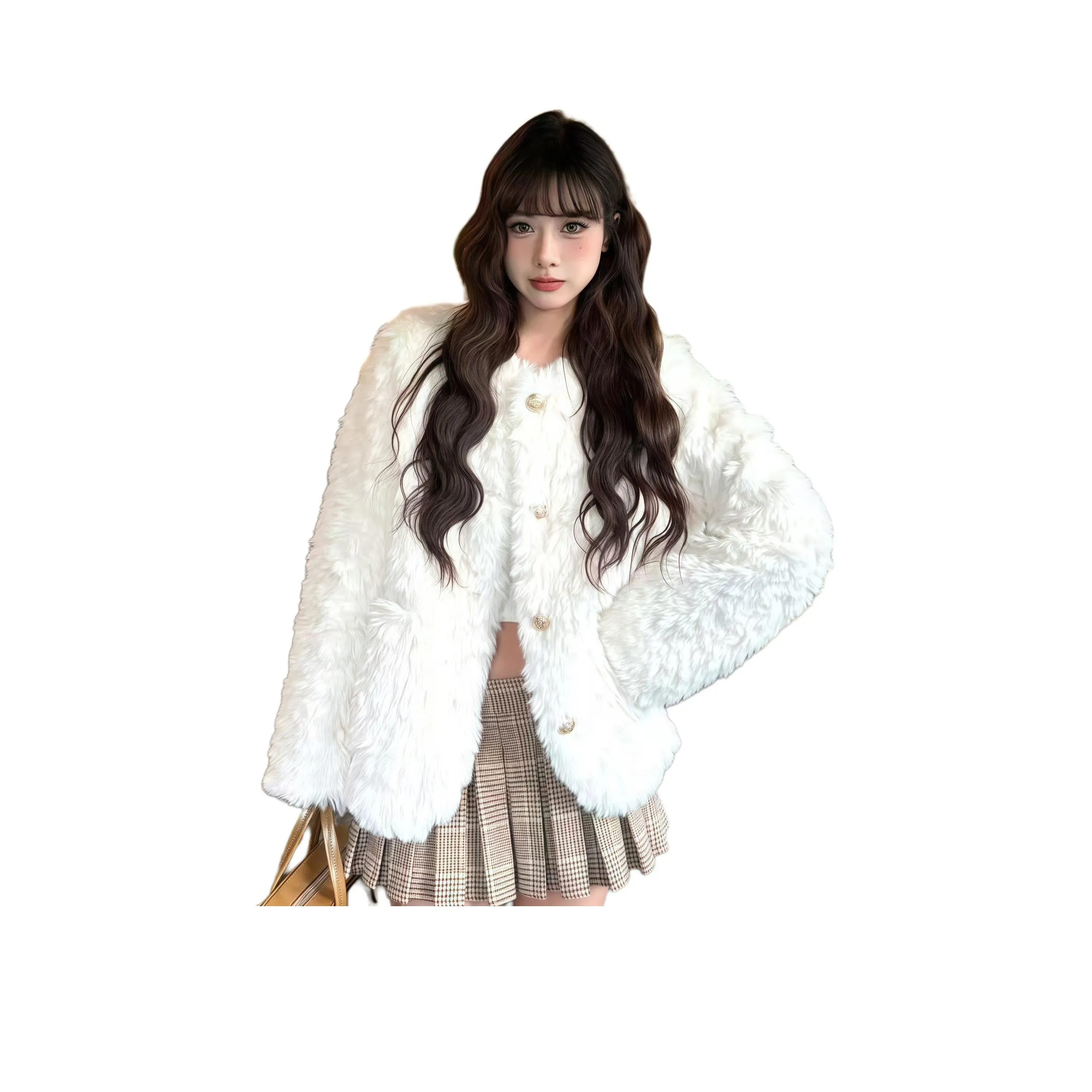 Gentle Welcome Экрю Зимний EDITION Женское Пальто