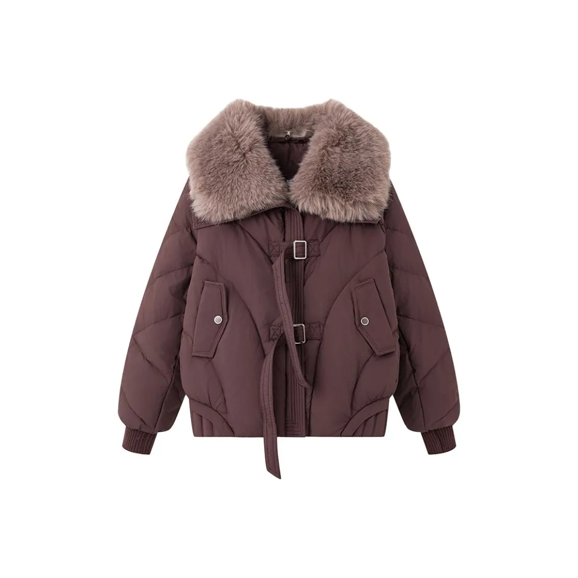 Si Bei'er Хлопковый пуховик женский