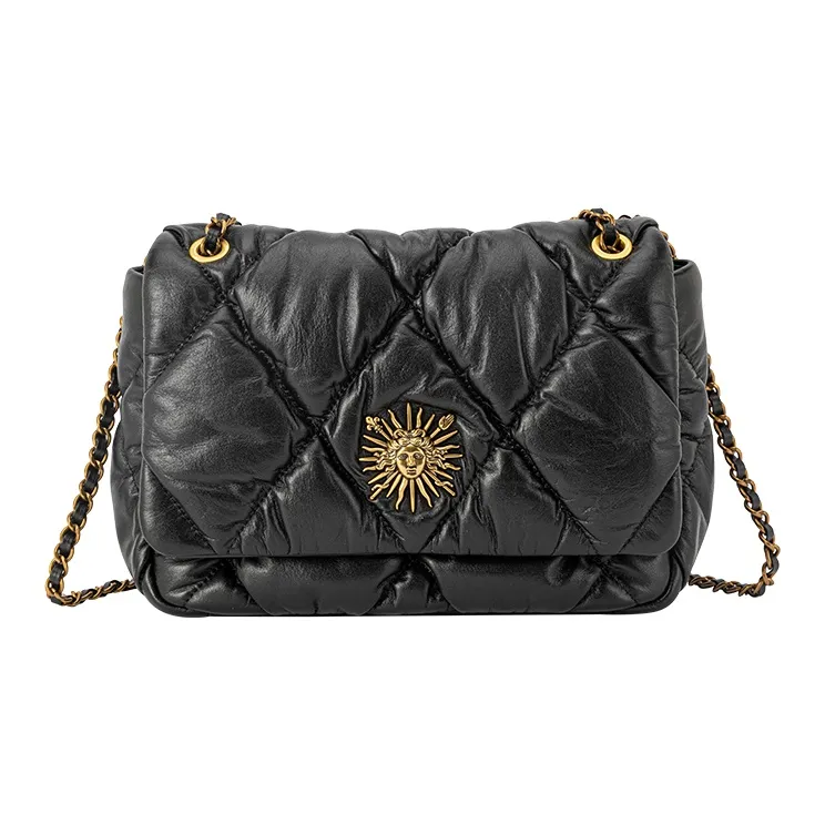 VANESSA HOGAN Кожа Сумка через плечо Сумка на плечо Стандартная Женская Черный Экрю