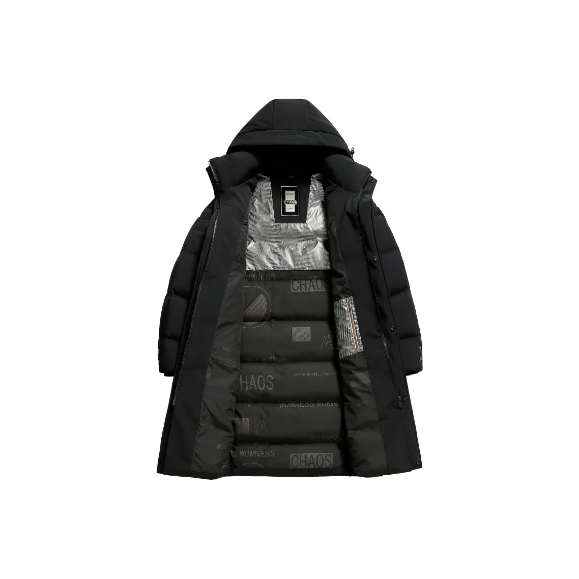 COMBO Зимний Утолщенный Термический Длинное Пальто Длинный Пуховик Мужской