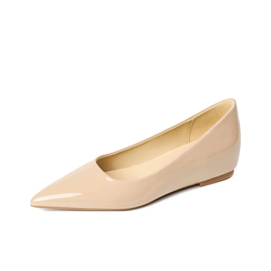 Lan Miao Женские повседневные туфли цвет телесный женские