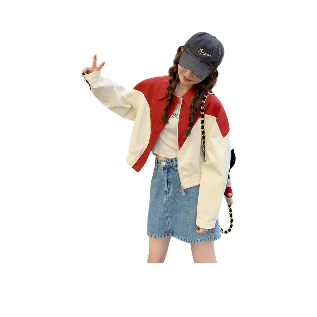 Gentle Welcome Красный Пэчворк Женские Куртки