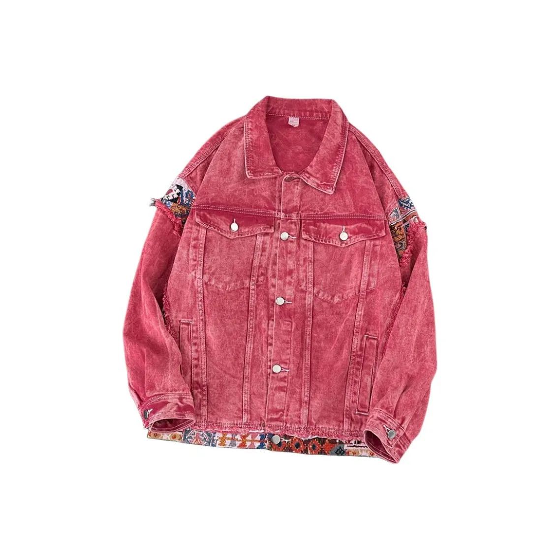 ONENINE34PM Розовый Мужской Джинсовые куртки