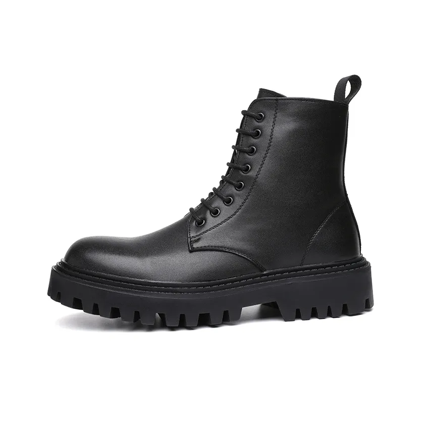 GIHO Колено Высокий Мартин Ботинок 4CM Мужской