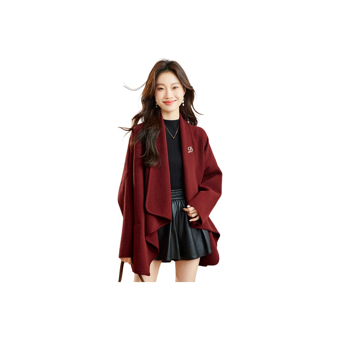 MJ Red Women's Raincoats