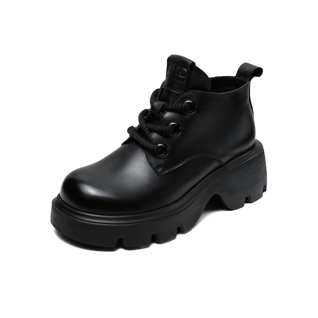 H2 Vintage Fashion Универсальная Платформа Устойчивая к истиранию Легкая Женская Обувь Ботильоны Женские