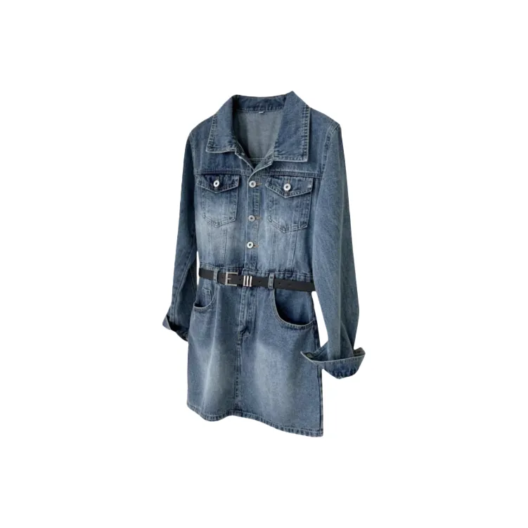 SECFLY OFFICIAL Длинное платье с длинными рукавами женское