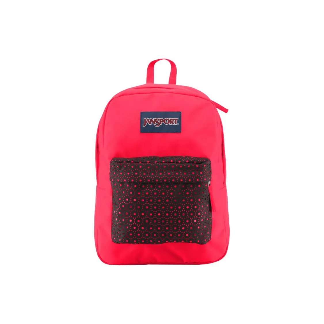 JanSport Полиэстер Рюкзак Стандартный Унисекс Красный