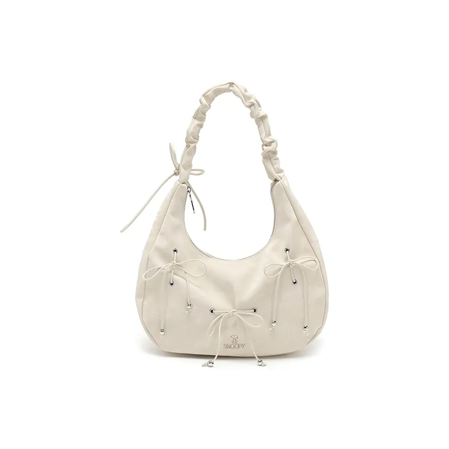 SNOOPY PU (полиуретан) Сумка через плечо Стандартная Женская Бежевая