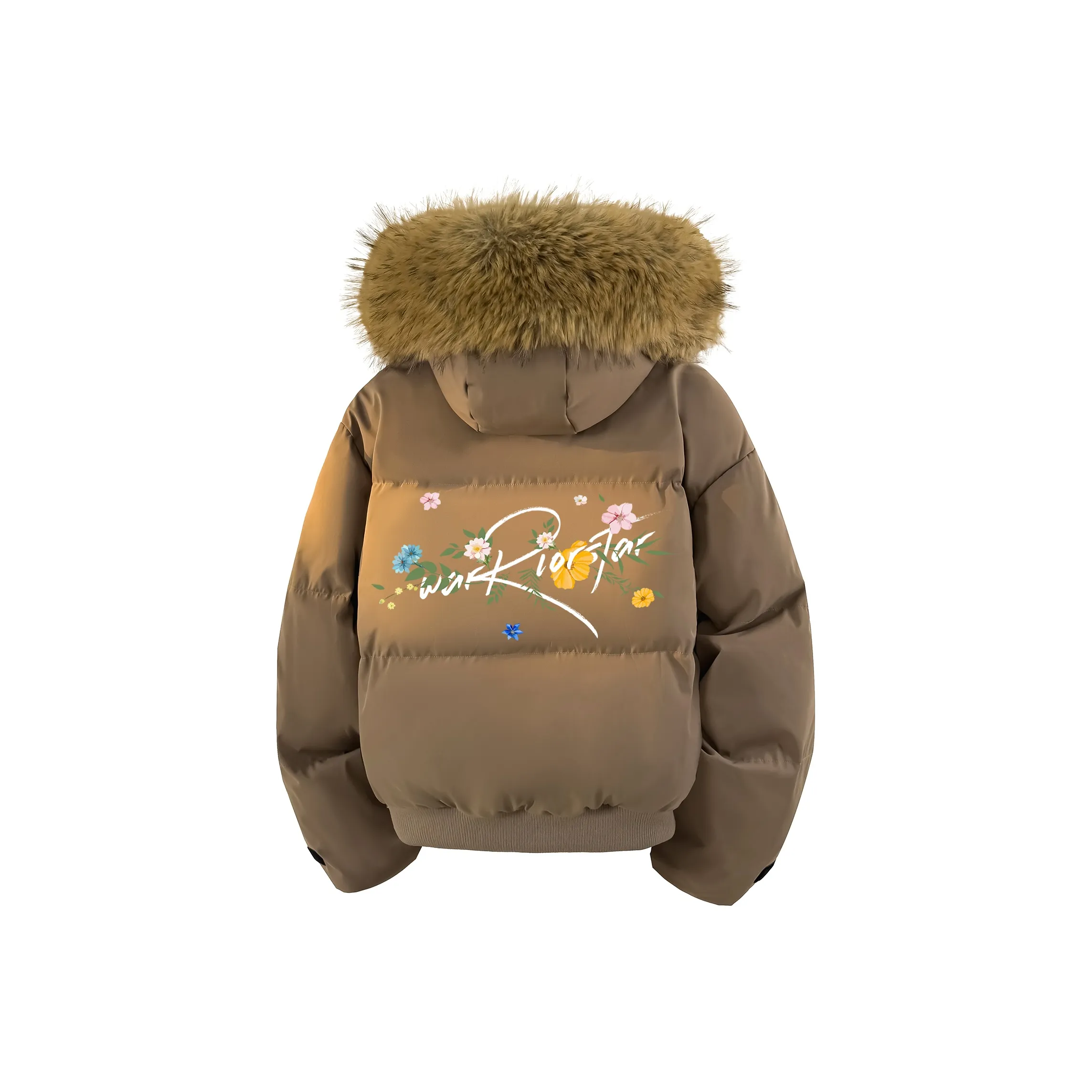 Warrior Huichao Riding The Wind Collection Стеганый хлопковый пуховик Унисекс