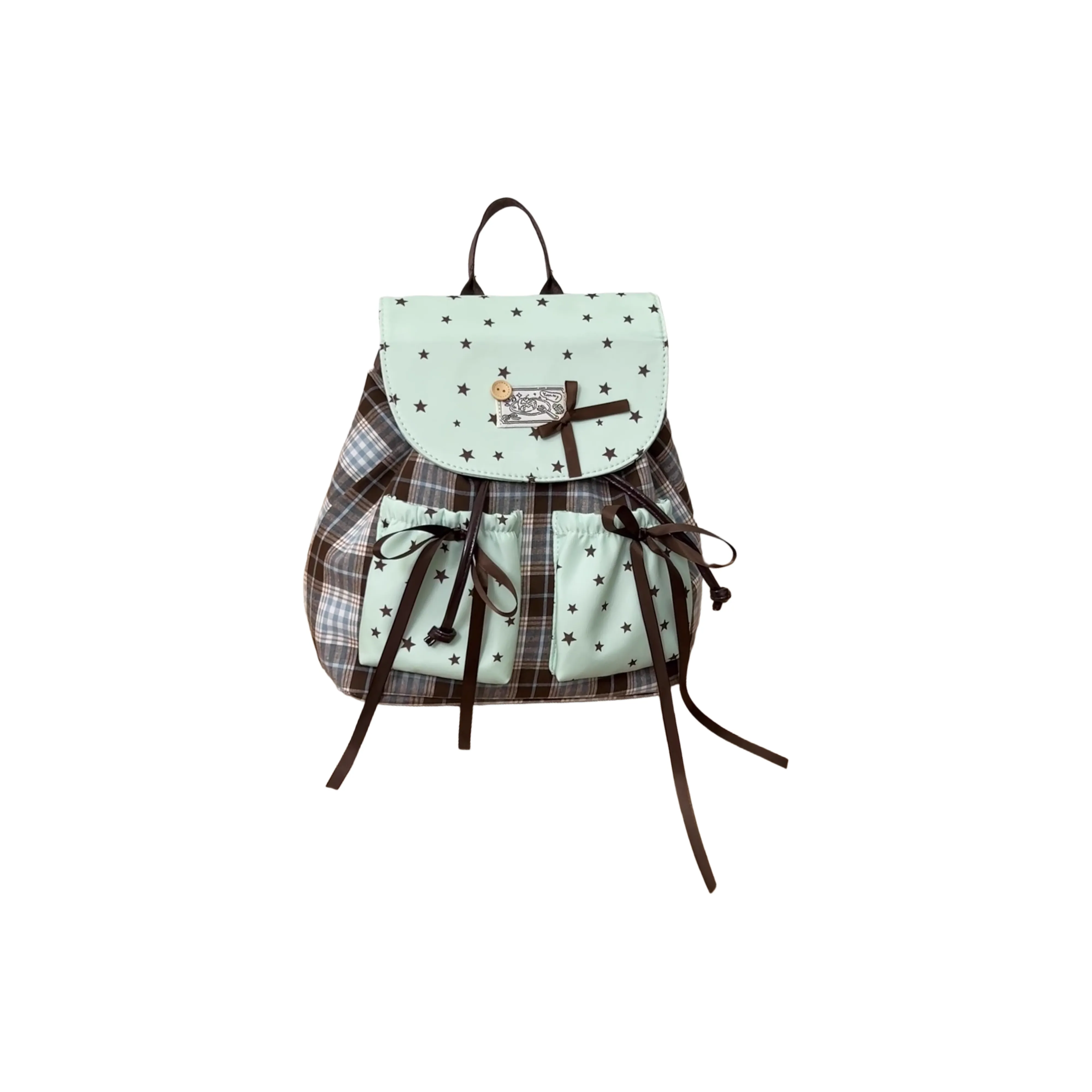 CAREELL Ткань Рюкзак Стандартный Женский Изумрудно-Зеленый