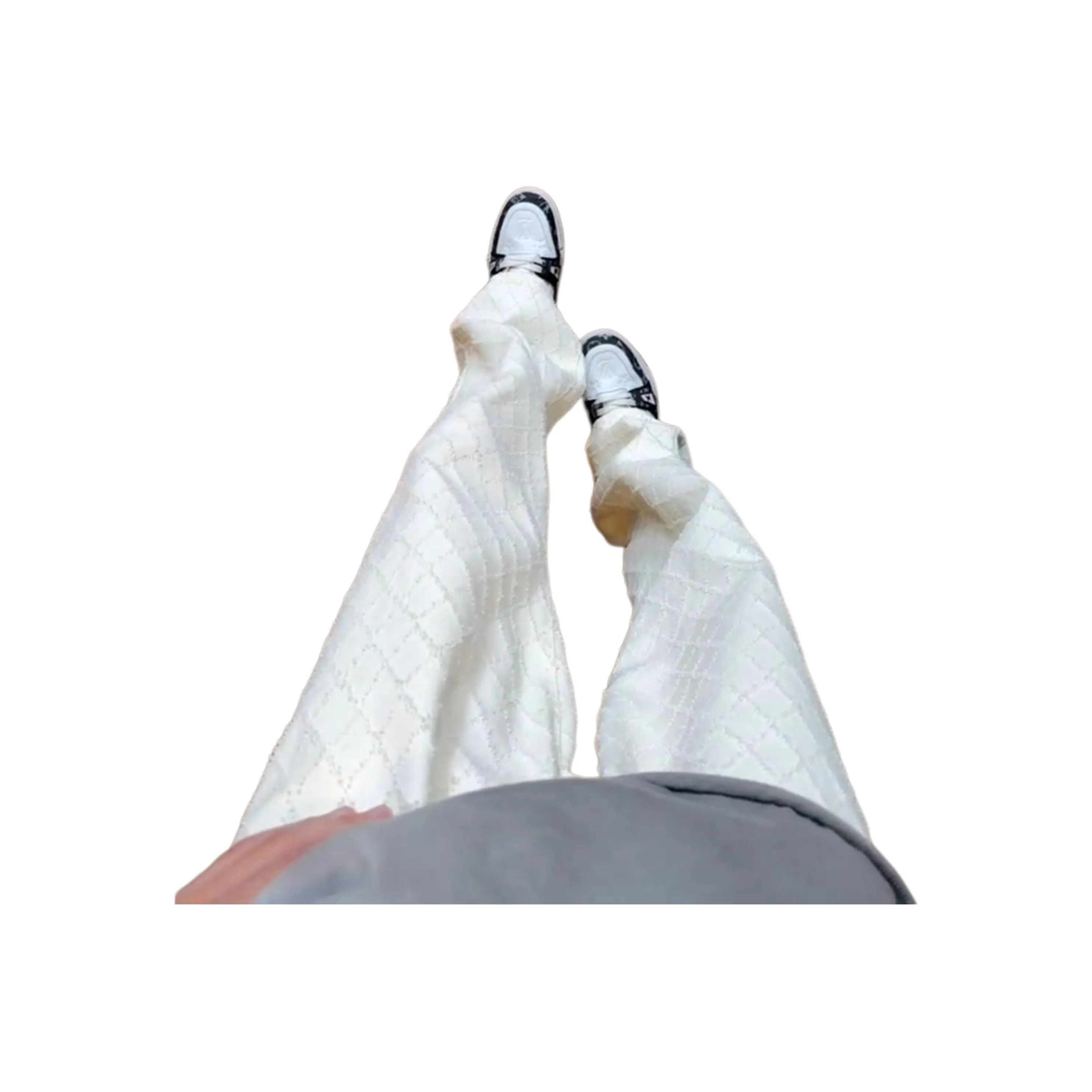 DAFK Белый Полу-Эластичный Пояс Предложение Размер Маленький Женские Джинсы