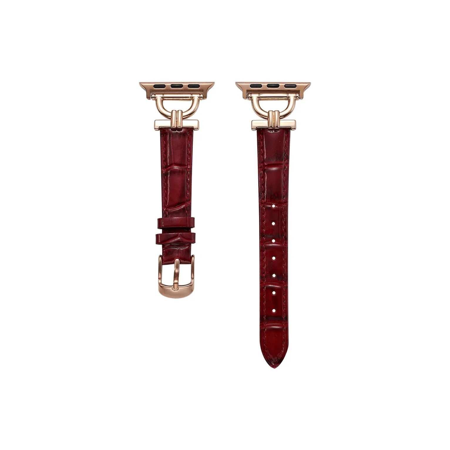 Wepro Ремешок Apple Совместимость Металл Натуральная кожа Материал 200 мм