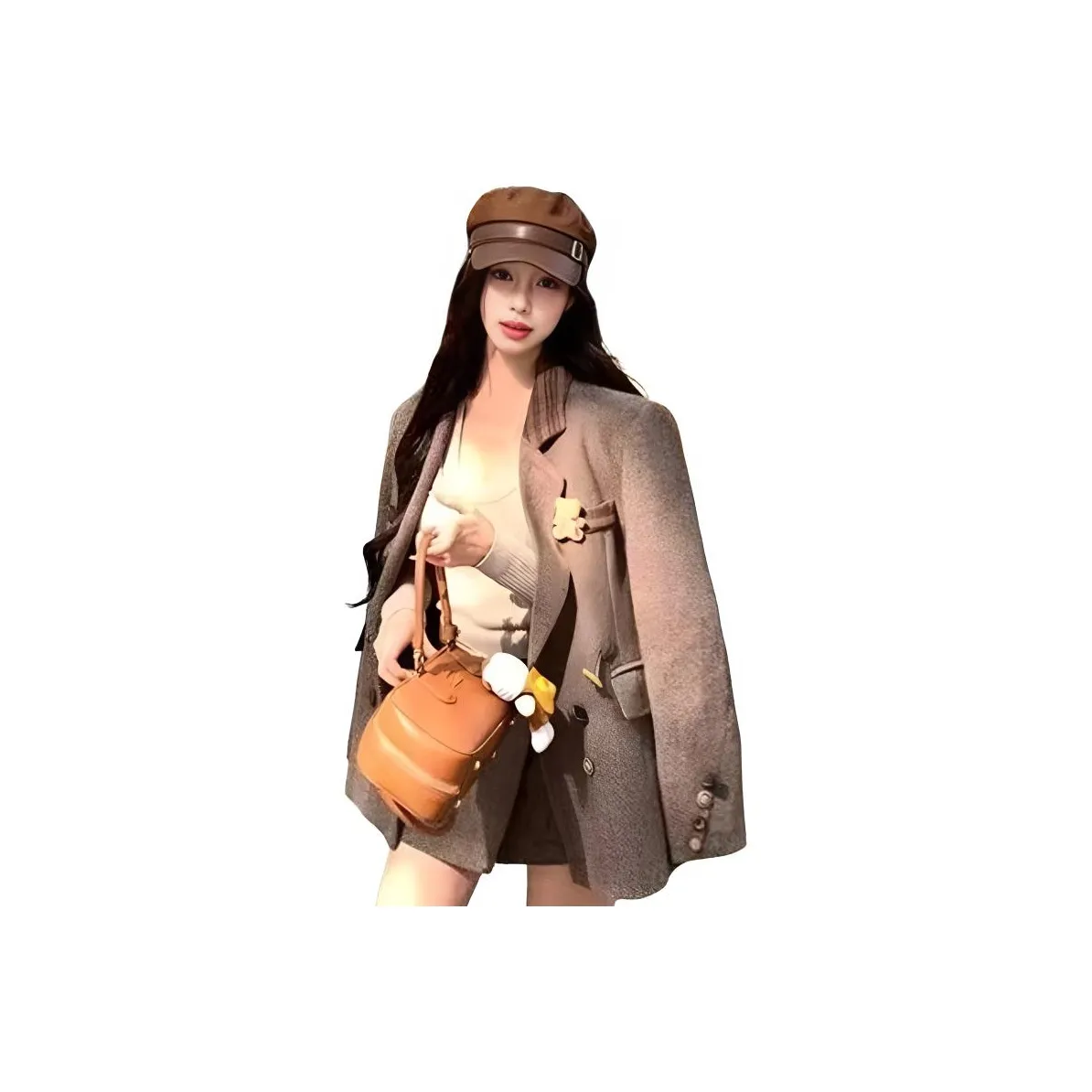 Gentle Welcome Коричневый Женское Пальто