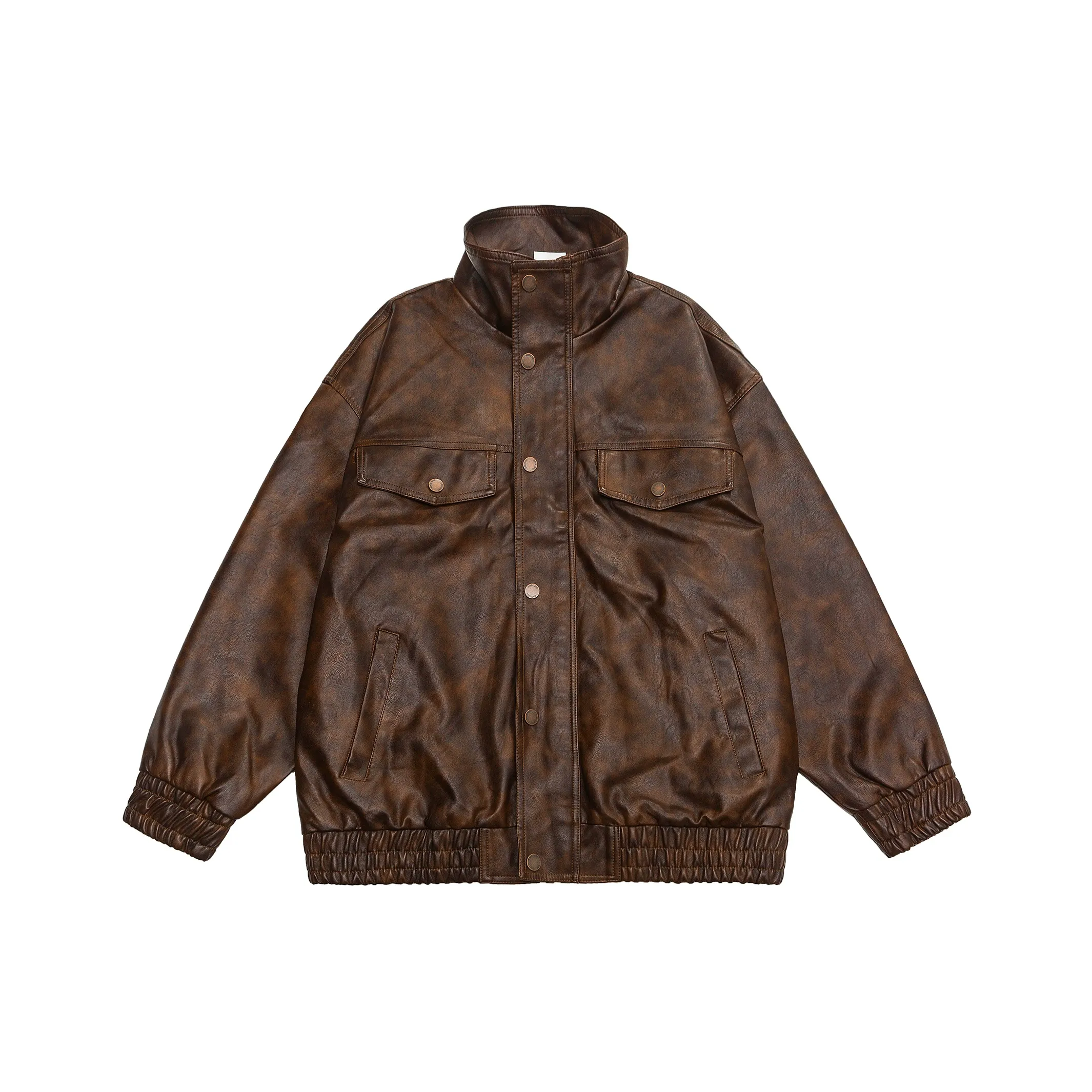 GYXT Кофе Латте Мужские Кожаные Куртки