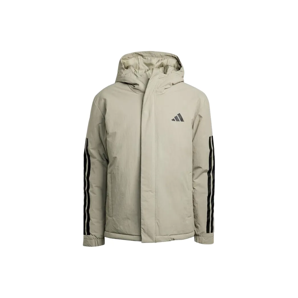 Adidas 3 Stripes С капюшоном Ins J Пуховая куртка Унисекс