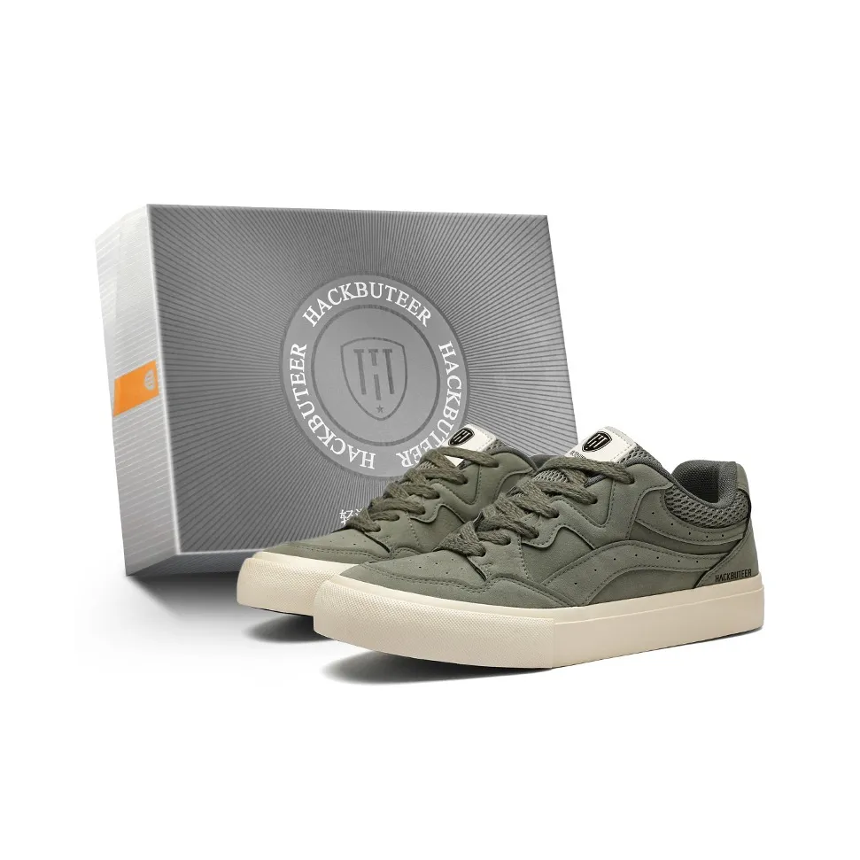 HACKBUTEER Низкие кроссовки для скейтбординга с топом Men's Box Включено