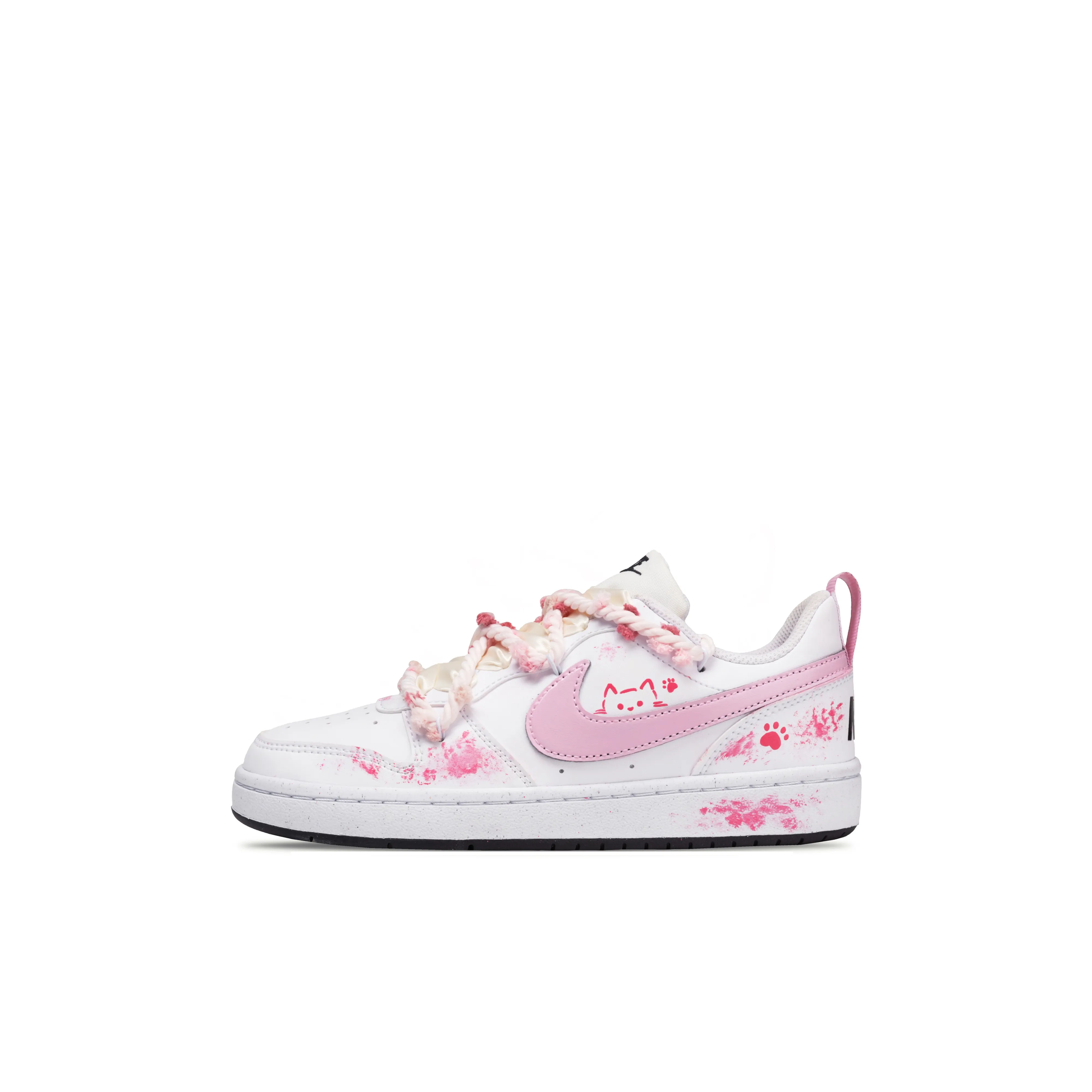 Nike Air Force 1 WILD Устойчивый к истиранию Низкий Топ Детские Скейтбординги Детский