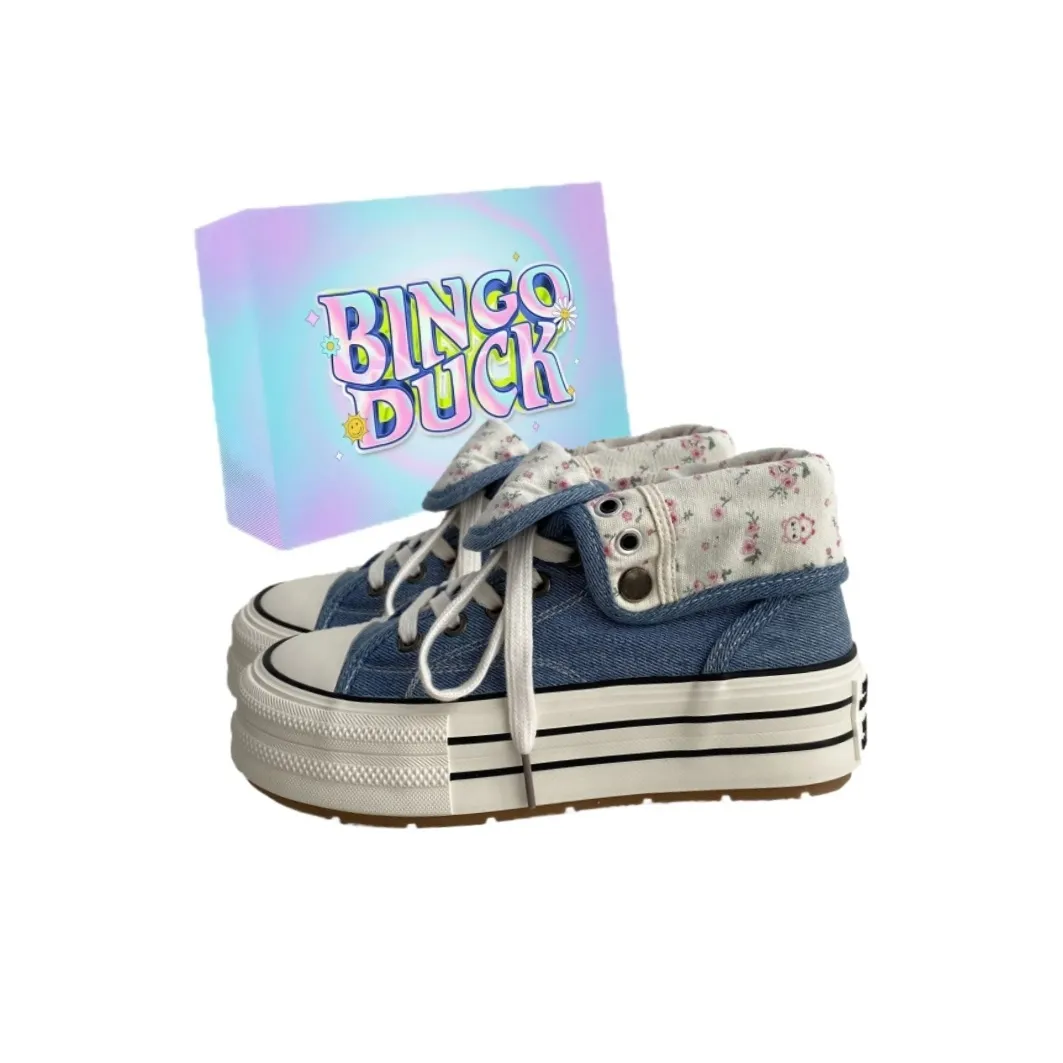 BINGO DUCK Гонконгский шик Скейтборд Кроссовки Женские