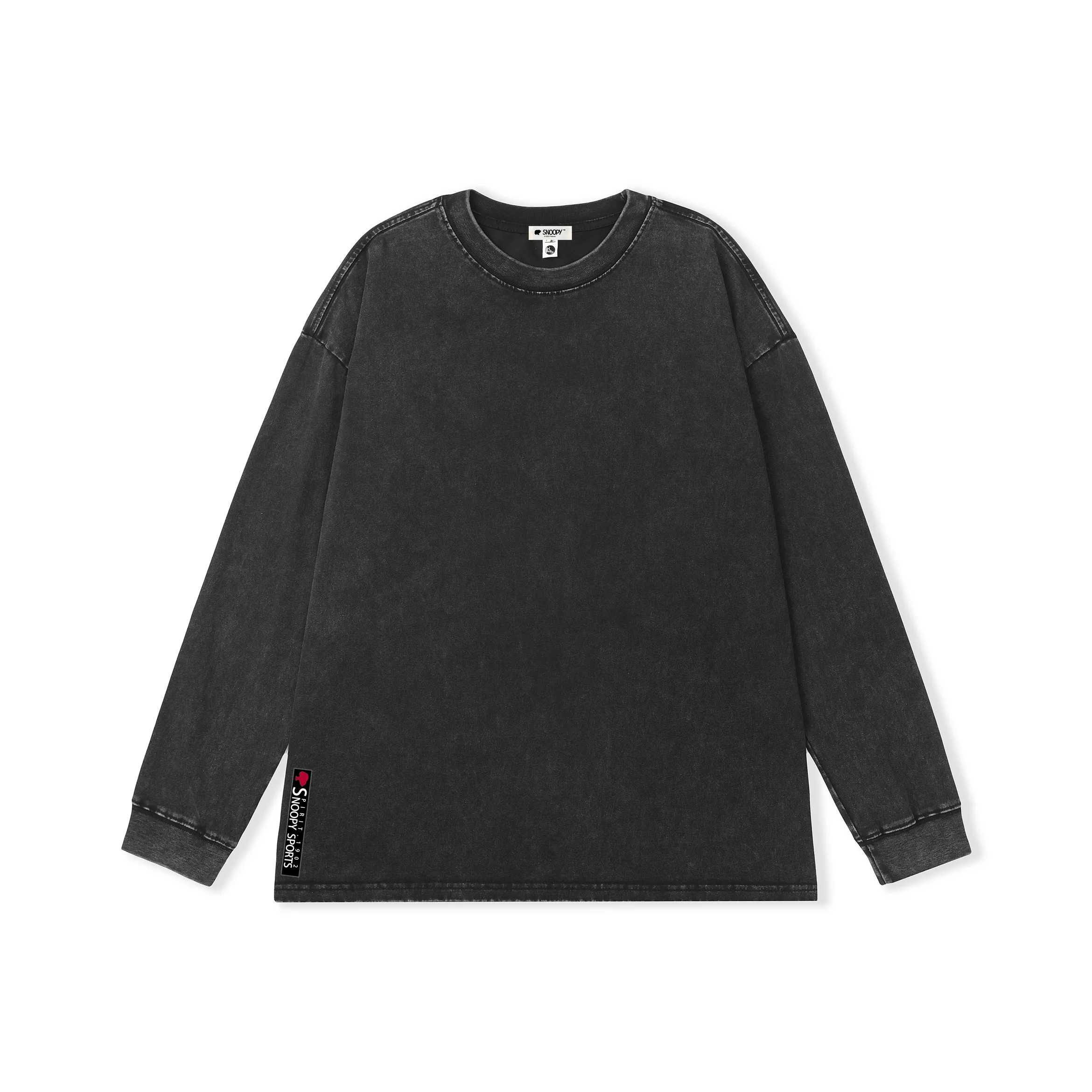 SNOOPY Длинный рукав Т-рубашка Унисекс