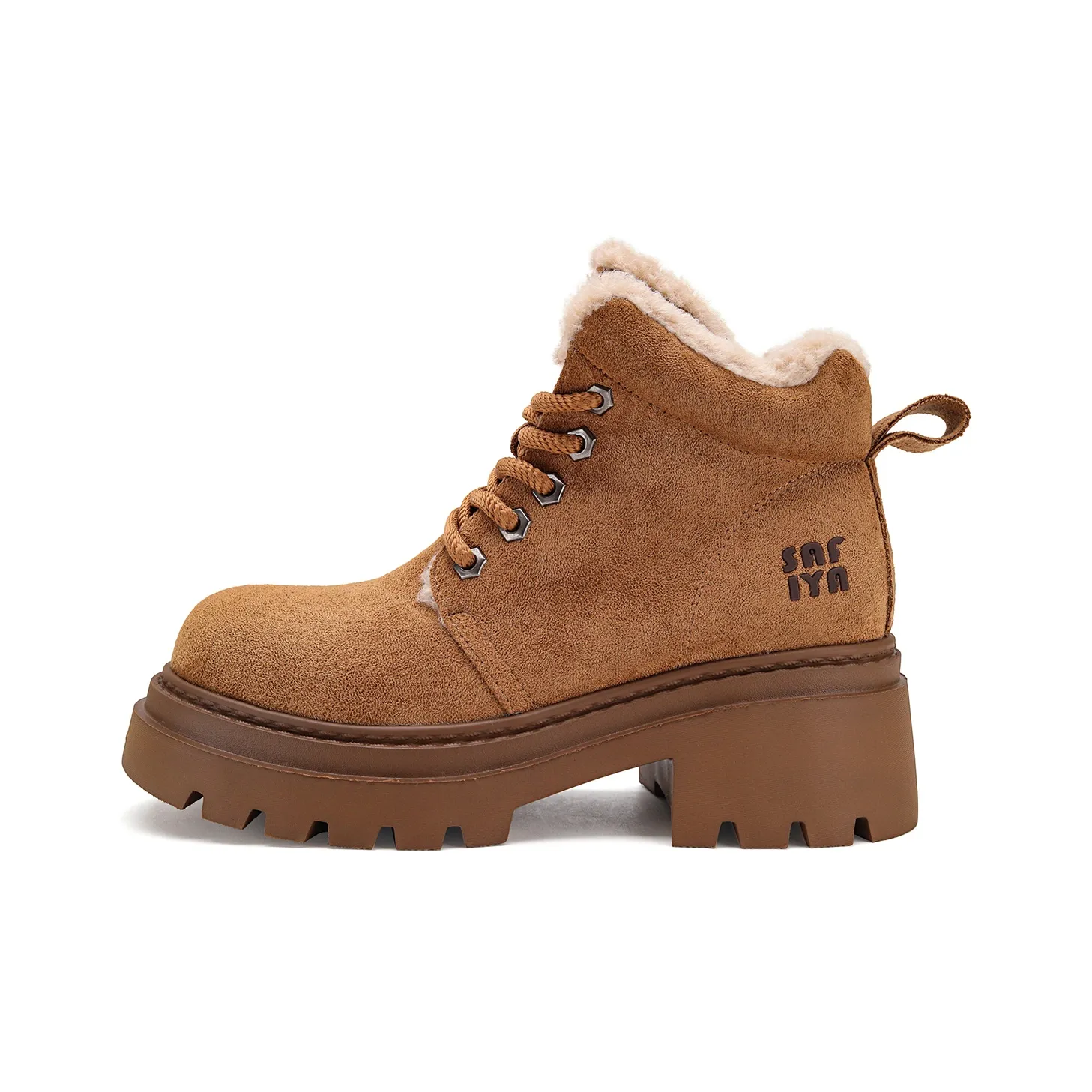 SAFIYA Мартинсы CAMEL Женские