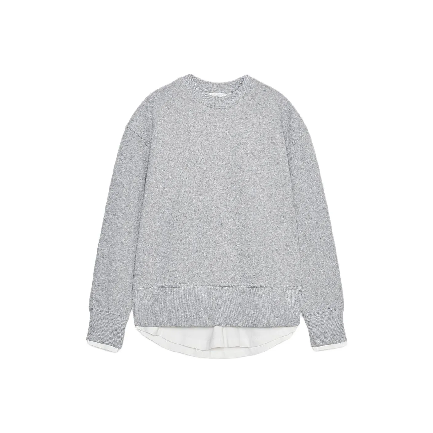 ZARA Зебра с принтом Серый Женский Свитшот