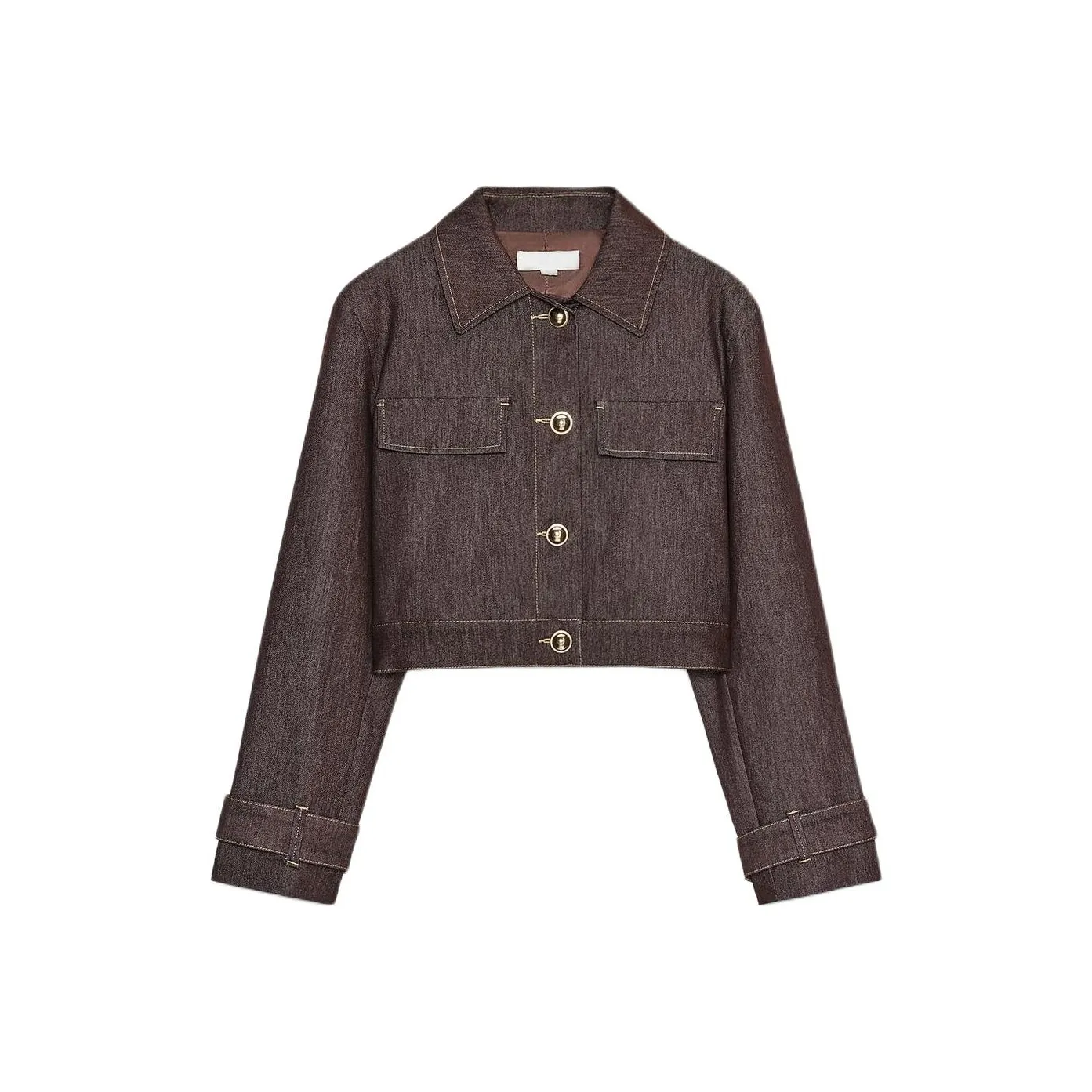 ZARA Коричневый Женский Куртки