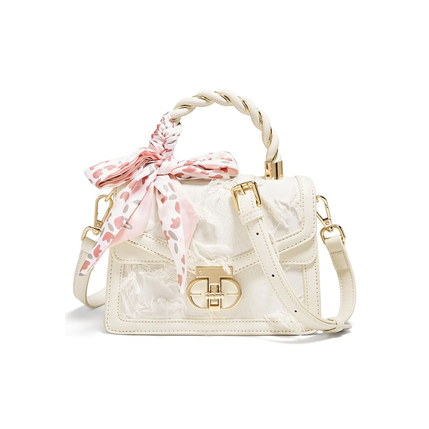 MARINO ORLANDI Синтетическая кожа Одно плечо Сумка Стандартная Женская Белая