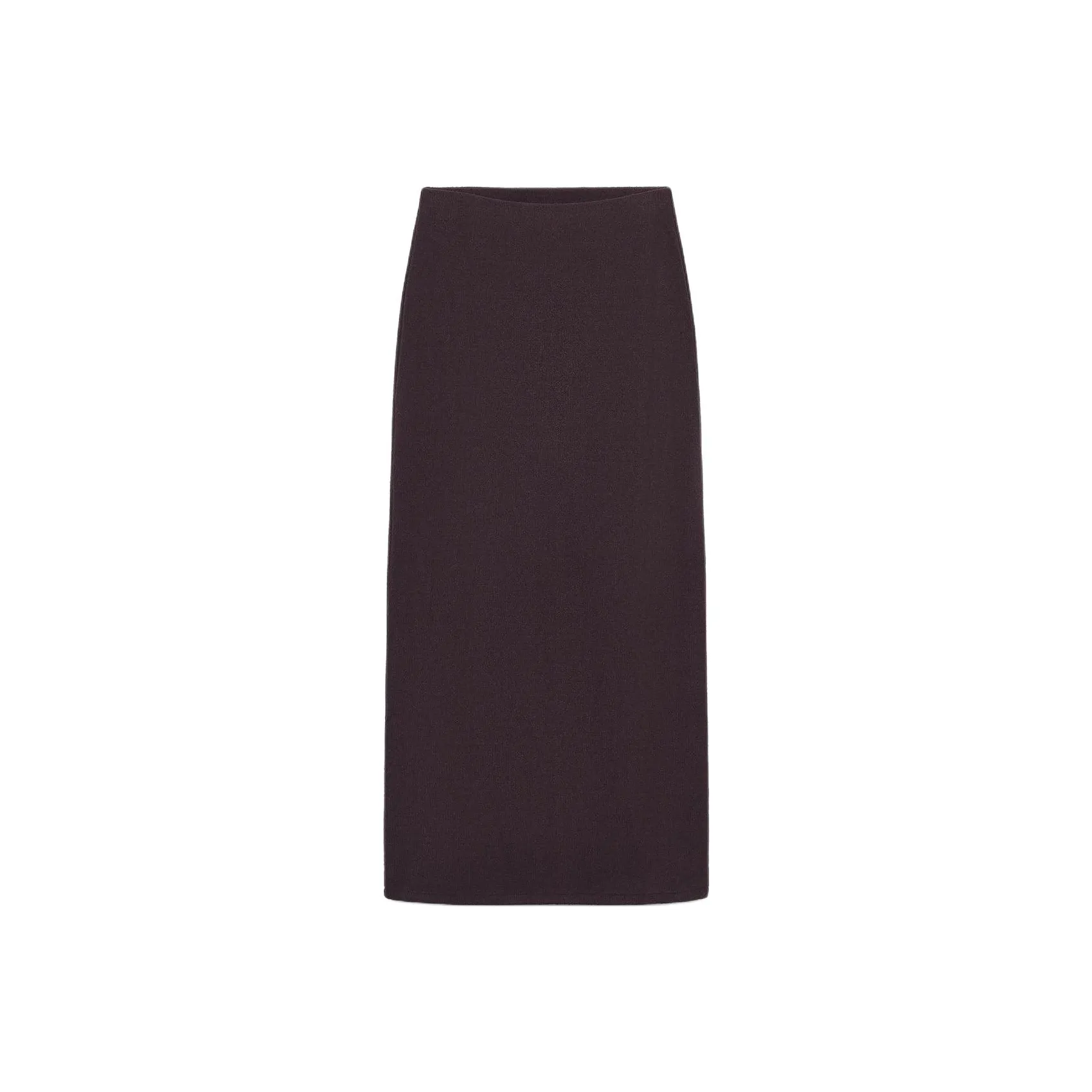 ZARA Женская Повседневная Длинная Юбка Темно-Коричневого Цвета