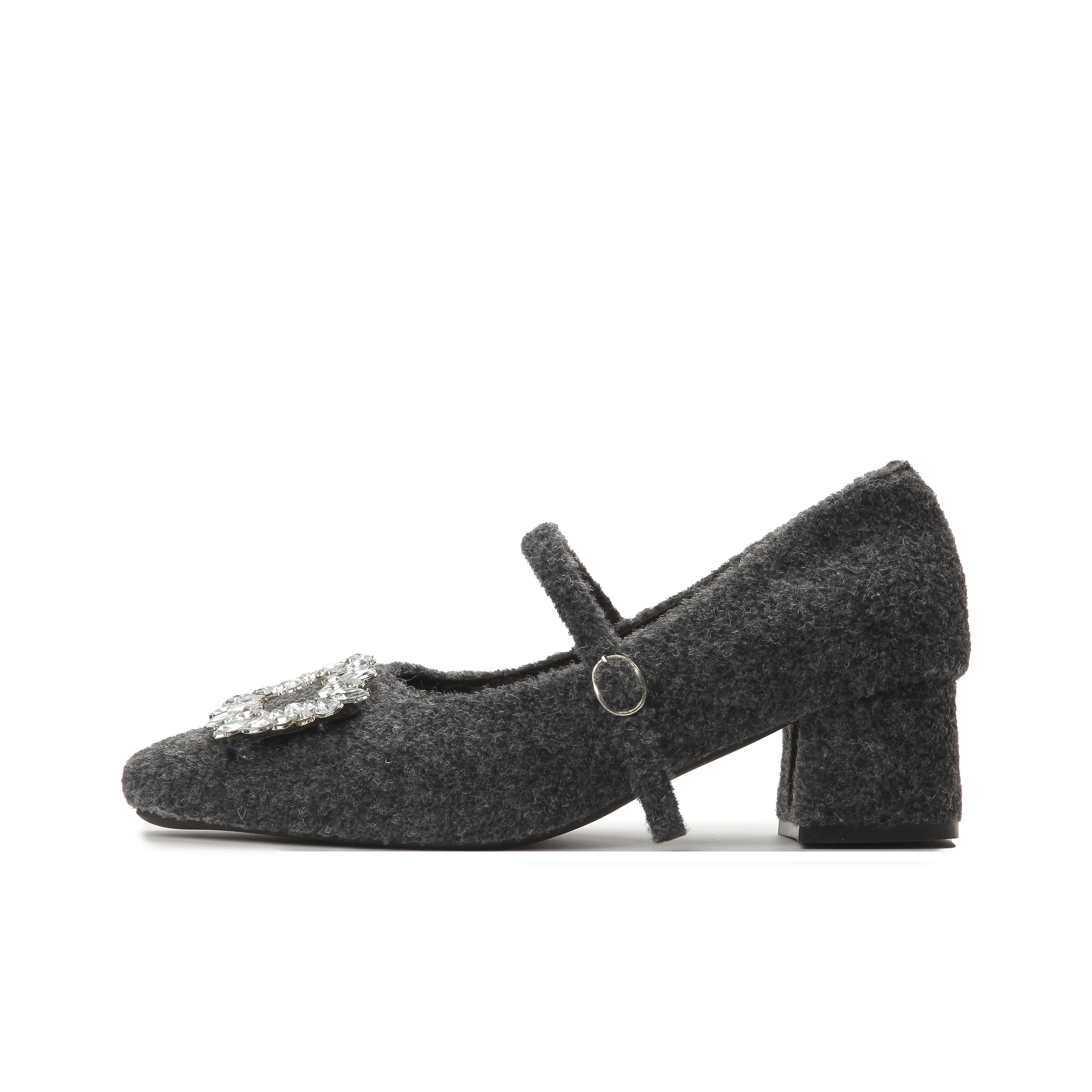 AFJI Грубый каблук Туфли Мэри Джейн Женские