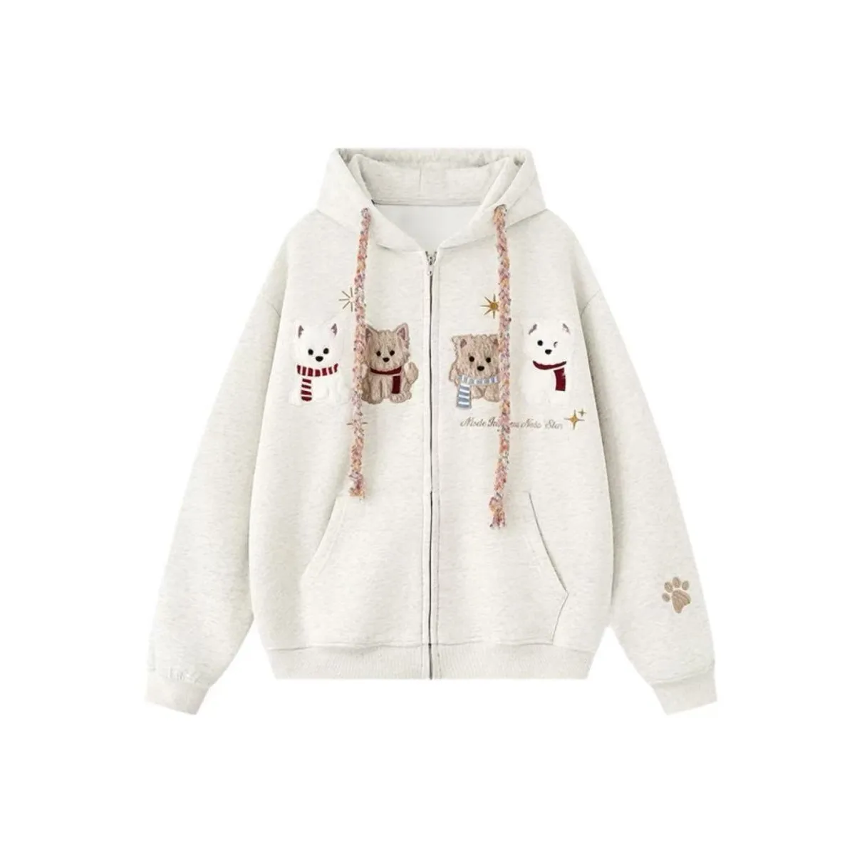 MA JOURNEE Белый Женский Свитшот