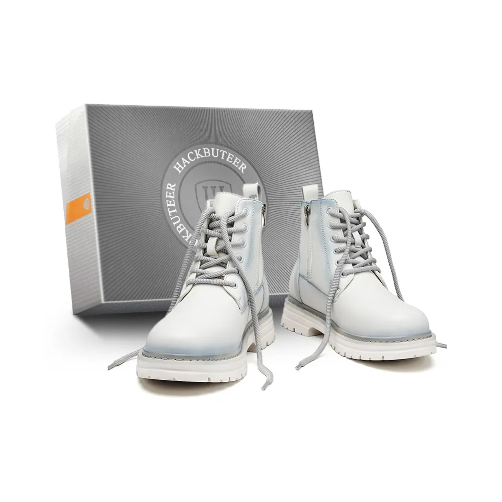 HACKBUTEER Ankle Длина (размер в длину) Мартин Boot Men's Box Включено