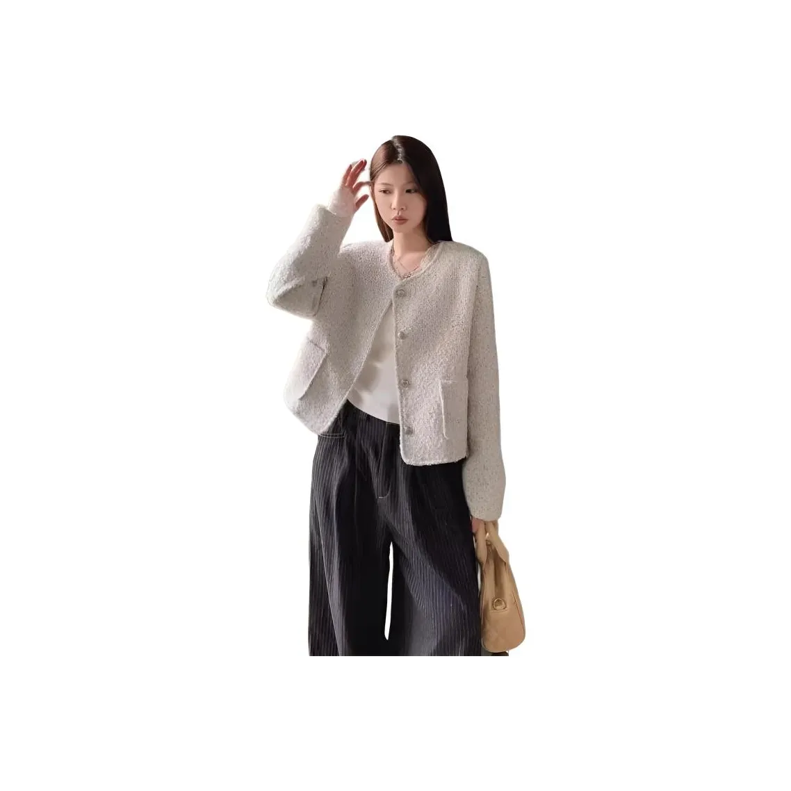 Gentle welcome Белый Женские Куртки