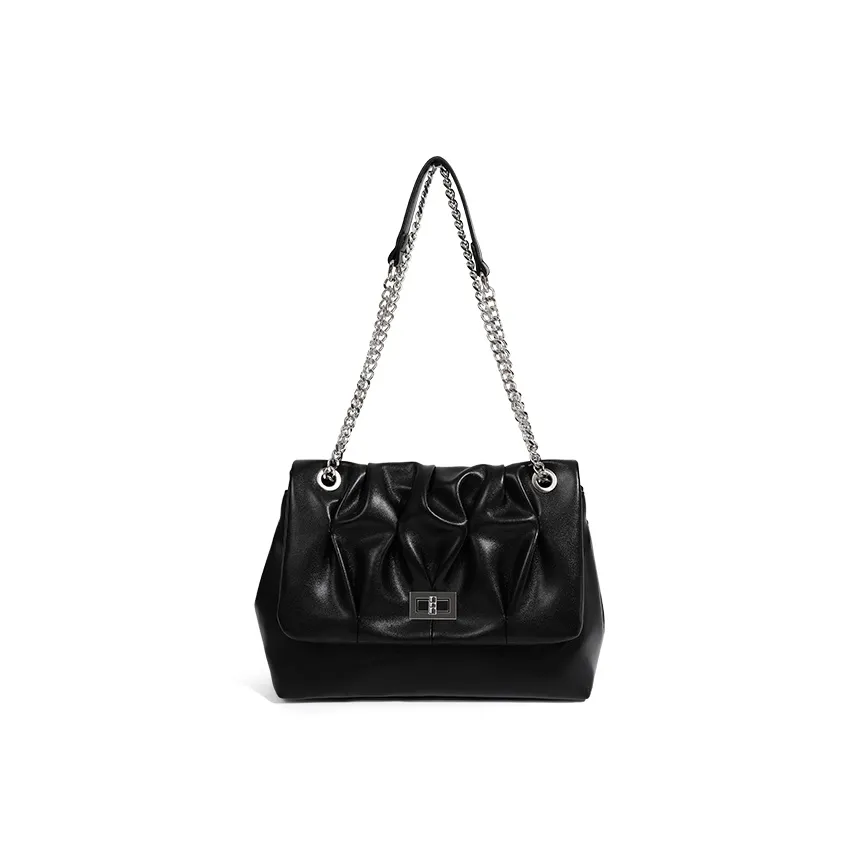 Versman ПУ (полиуретан) Сумка через плечо Женская Черная Белая