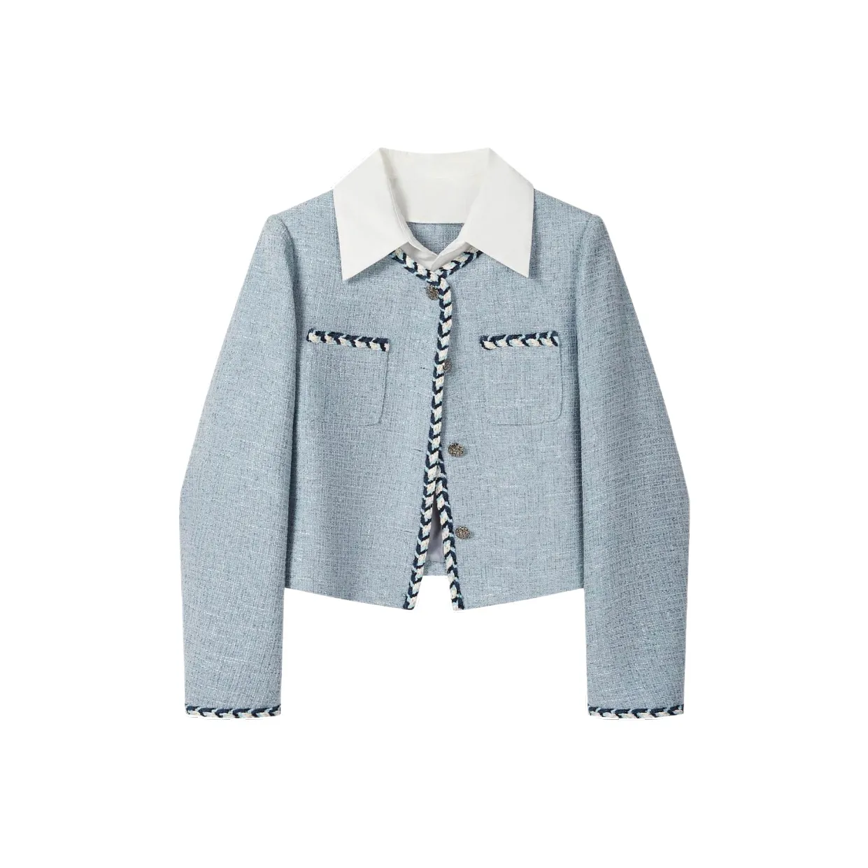 POPO.INFO Светло-синие женские куртки