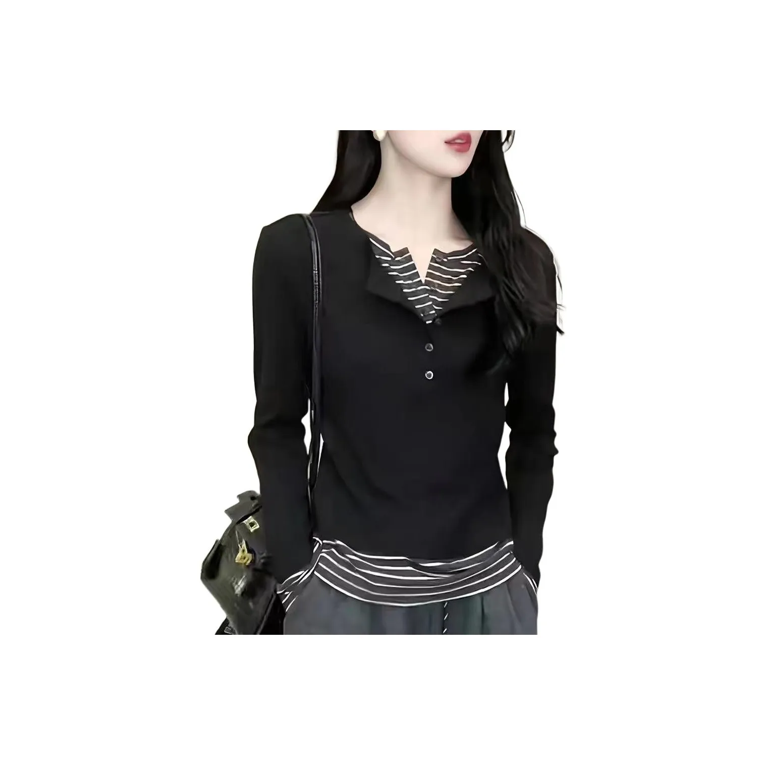 LADYXIEXIE Черный Giveaway Бренд Наклеенный Женские T Рубашки