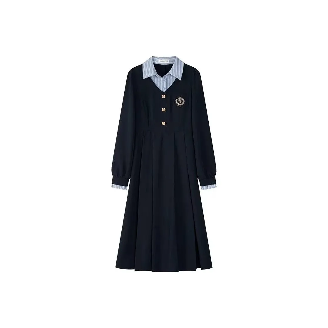 Amyway Длинное платье с длинными рукавами женское