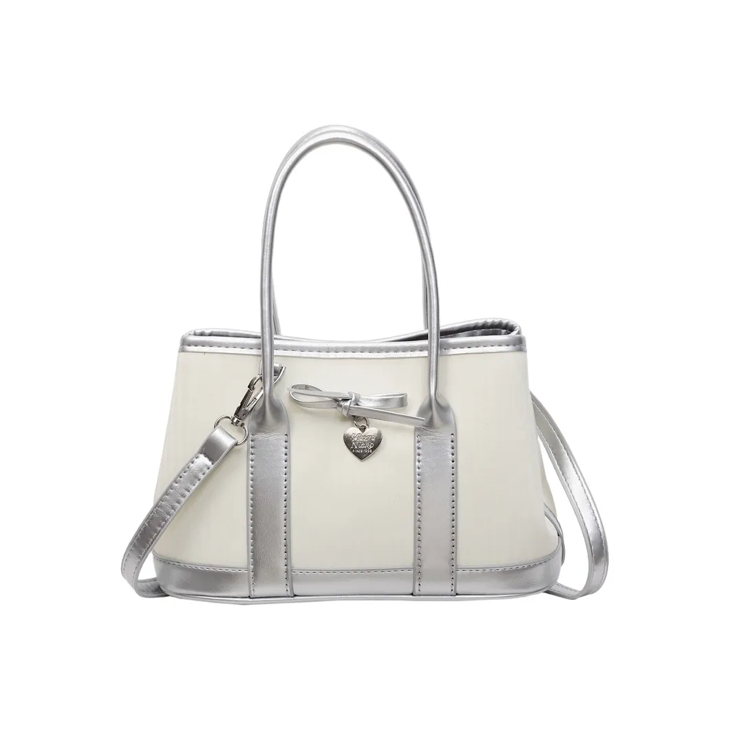 AUNG ПУ (полиуретан) Сумка через плечо Стандартная Экрю Розовый Черный