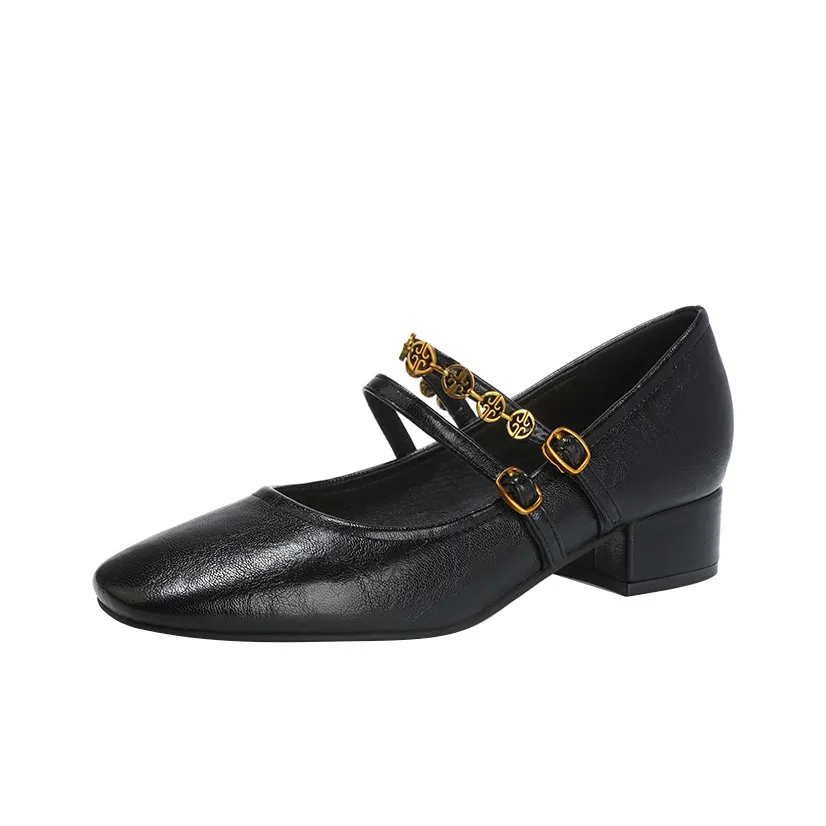 Beijiani Грубый каблук Мэри Джейн туфли 3,5 см Женские