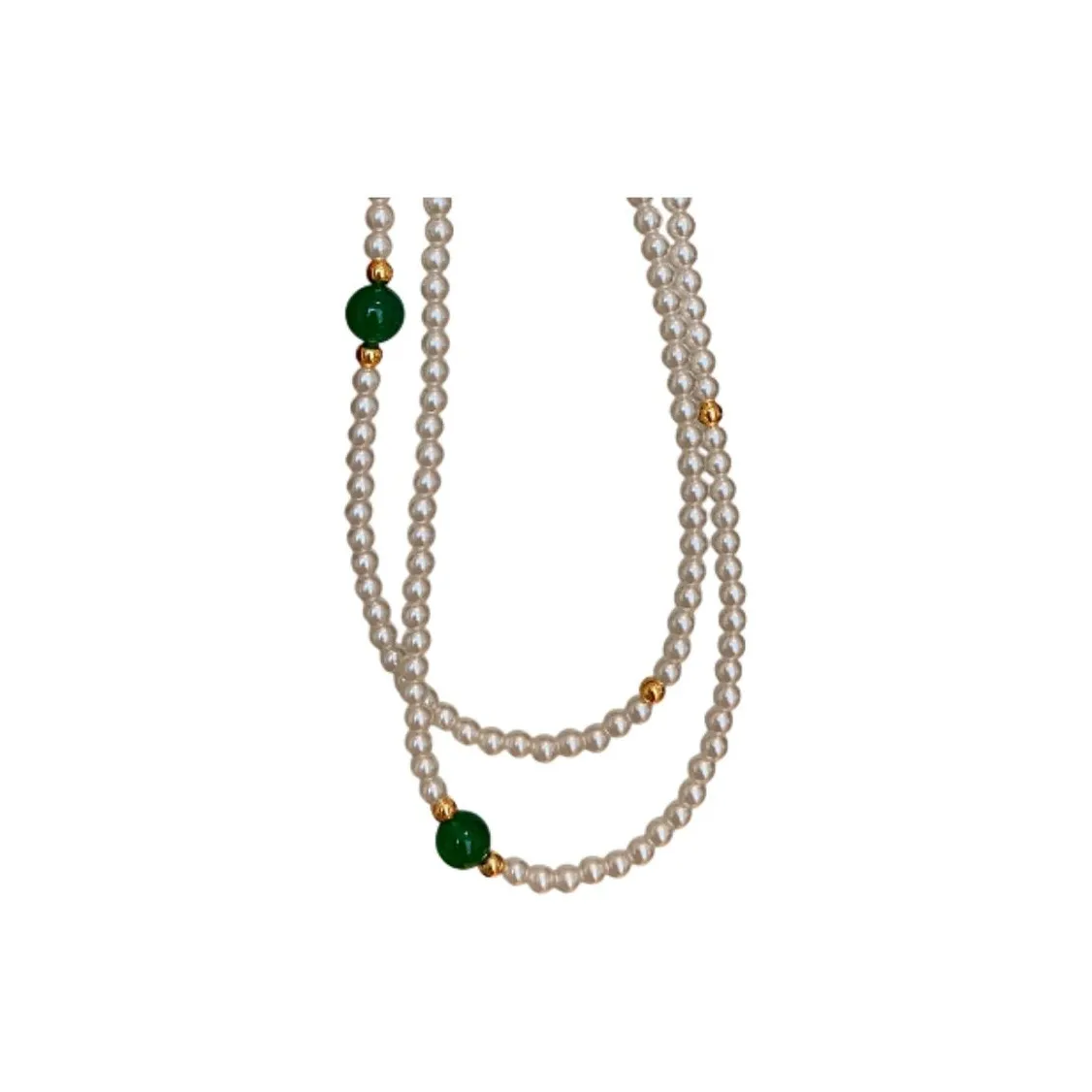 WEIJAS Золото-покрытое медное ожерелье для женщин