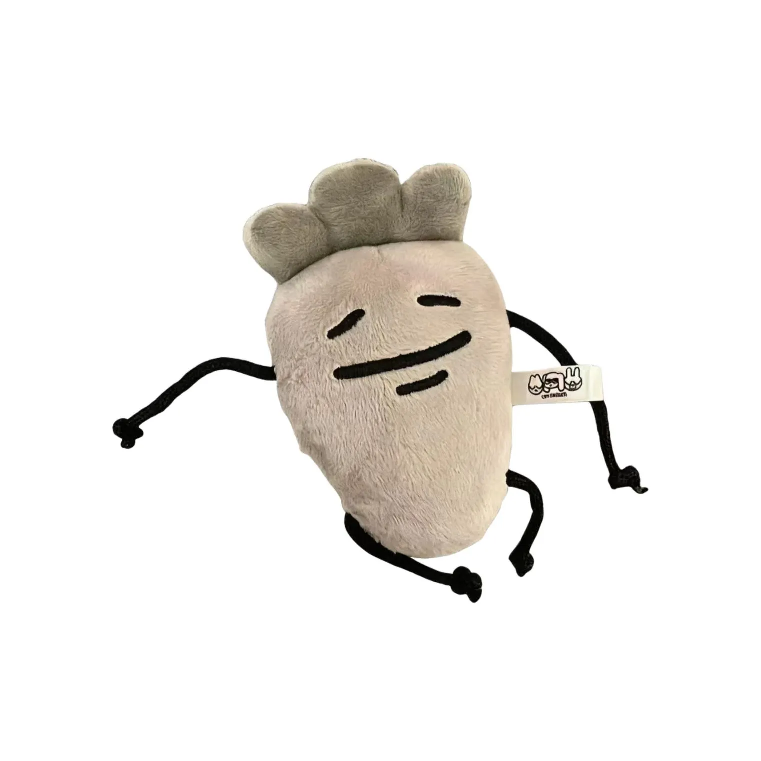 HUXIAOKE Милый Необычный Серый Monday Морковный Плюшевый Брелок 10 см Рекомендуемая Высота