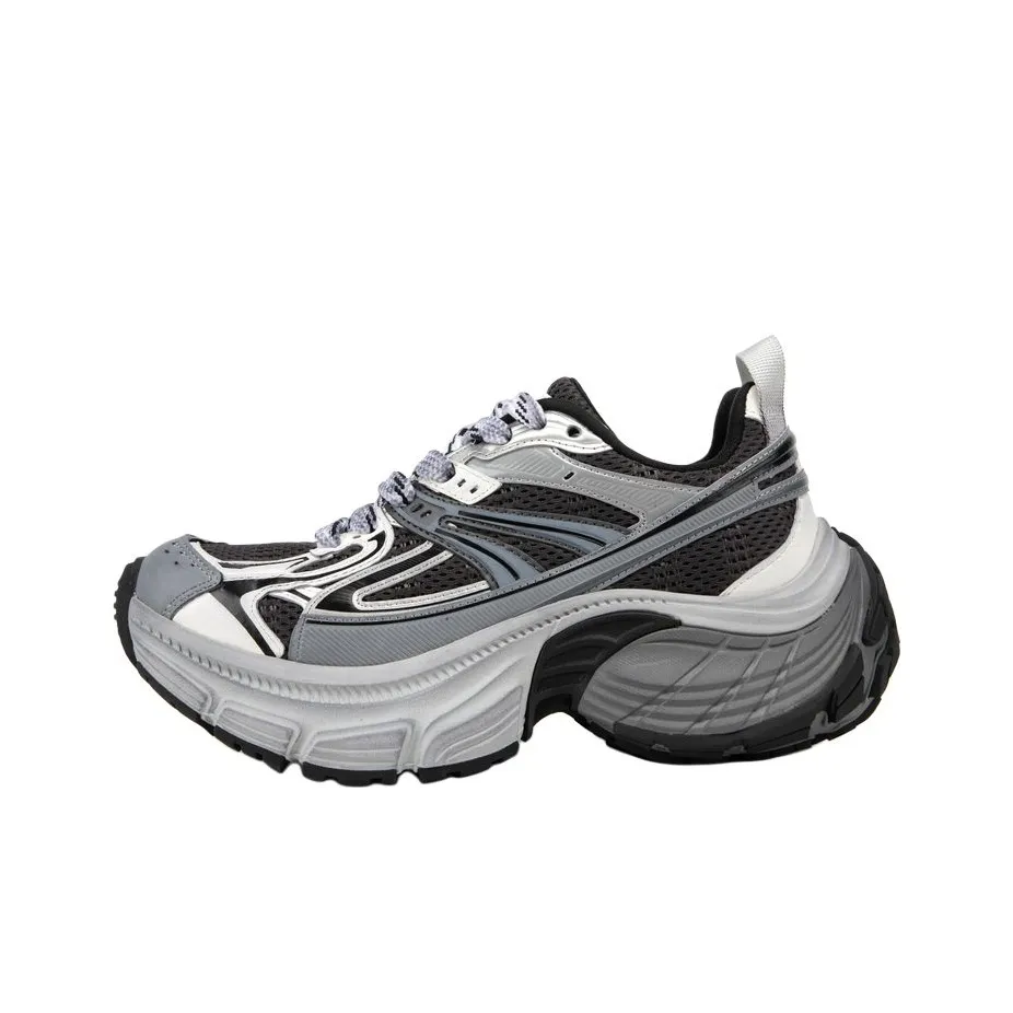 MIO Легкий визуально увеличивает рост Низкий топ Толстая подошва Кроссовки Женские