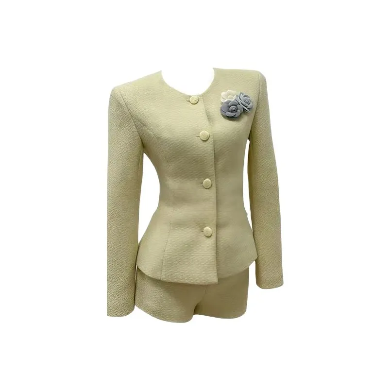 COVT Пальто + Шорты Женские Повседневные Костюмы