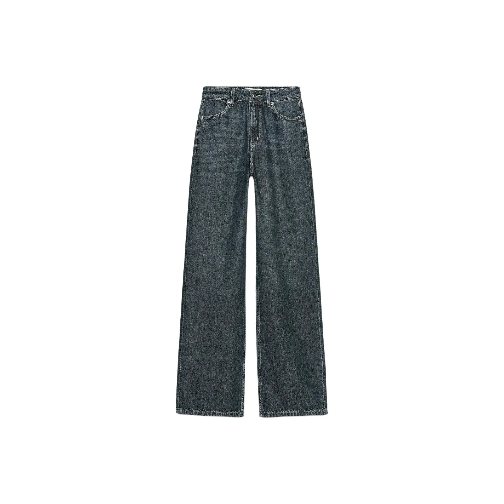 ZARA Blue Green Women's Jeans ZARA Синие Зеленые Женские Джинсы