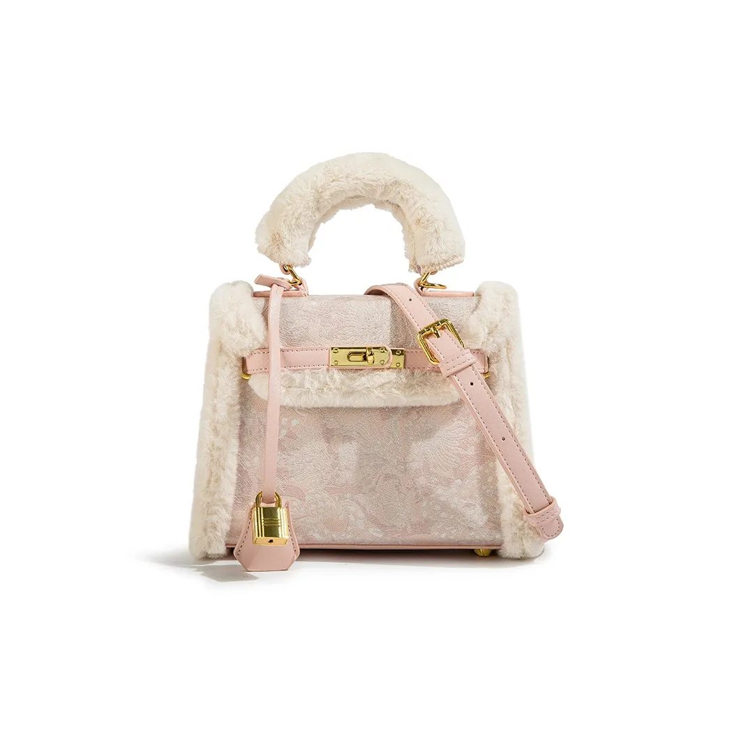 TAMATHA ПУ (полиуретан) Одно плечо Сумка Обычный Женские Вышивка Пудра