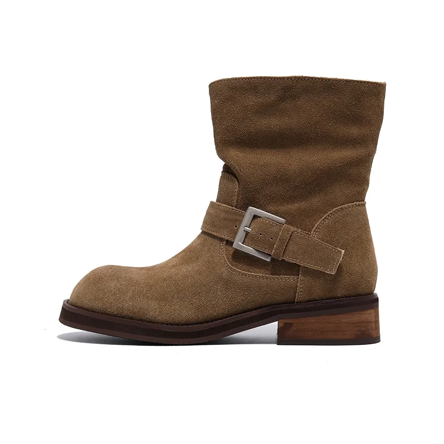 BDED Western Boots Martin Boot 4CM Women's BDED Западные ботинки Martin Boot 4CM Женские