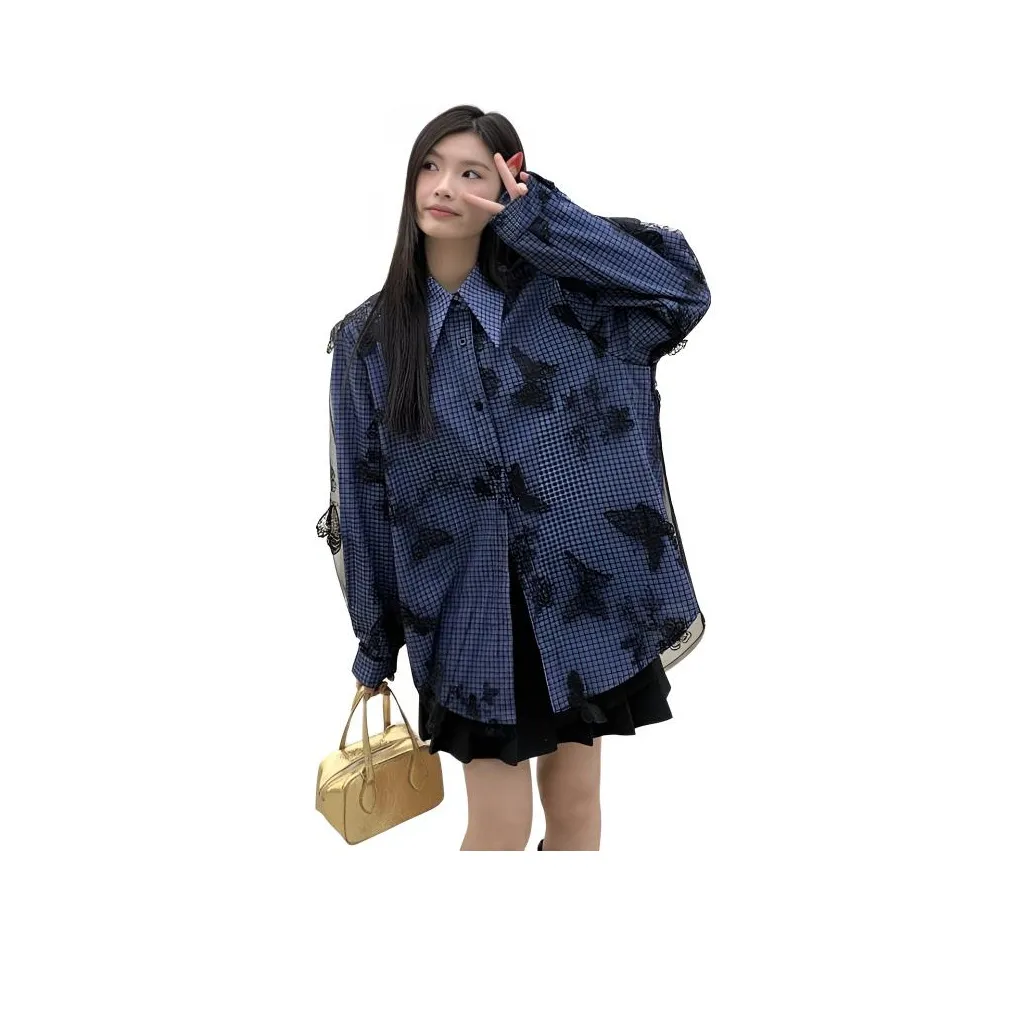 Gentle welcome Марля Бабочка Рубашка Женская Рубашка